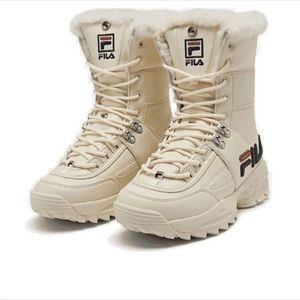Fila DISRUPTOR Shearling winter boots Size 7